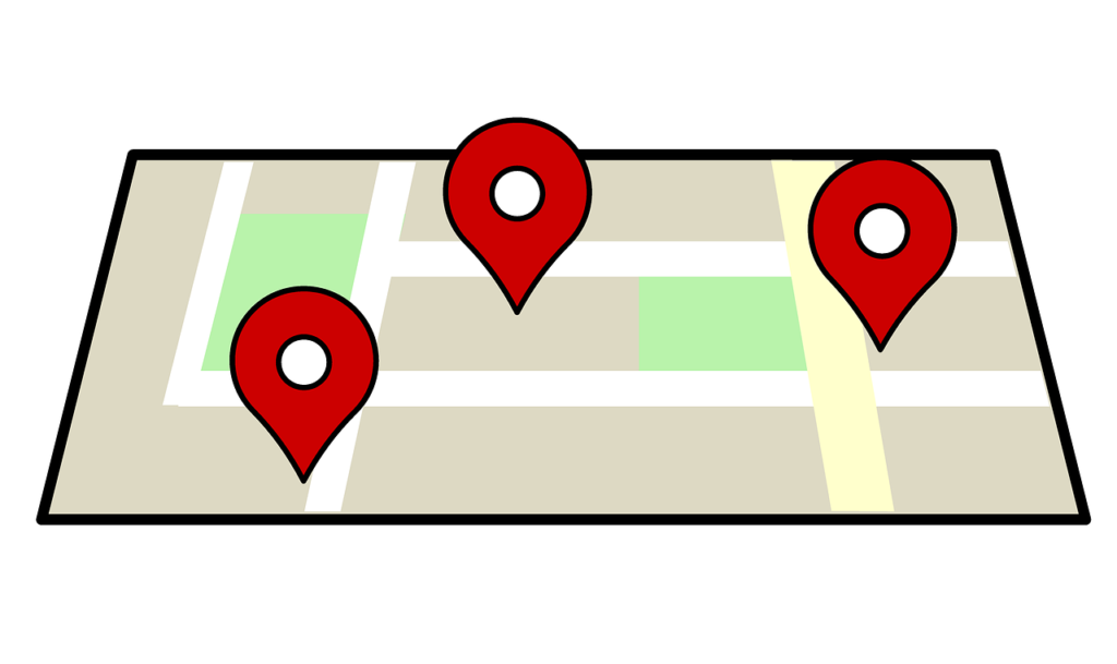 Business location analysis map